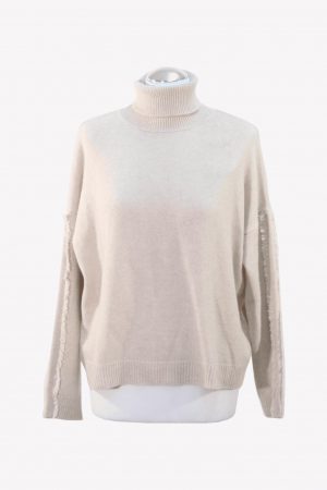 M Node Pullover in Beige aus Wolle aus Wolle Alle Jahreszeiten.1