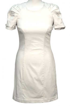French Connection Kleid in Creme aus Baumwolle Frühjahr / Sommer.1