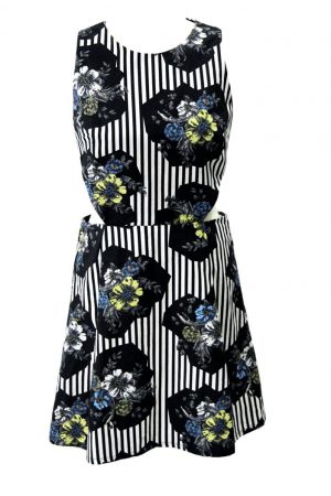 Topshop Kleid mit Muster aus Baumwolle Frühjahr / Sommer.1