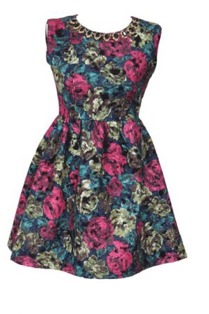 Urmoda Kleid mit Muster aus Polyester Alle Jahreszeiten.1