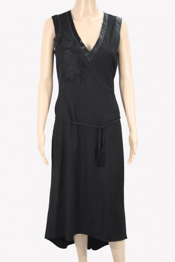 Ted Baker Kleid in Schwarz aus Polyester Frühjahr / Sommer.1