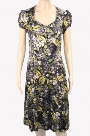 Whistles Seidenkleid mit Muster aus Seide Frühjahr / Sommer.1