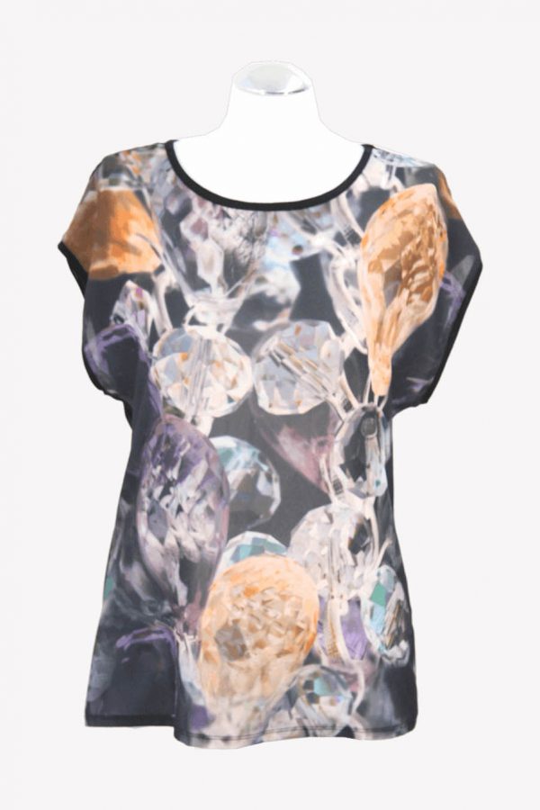 Ted Baker Oberteil mit Muster aus Polyester Alle Jahreszeiten.1