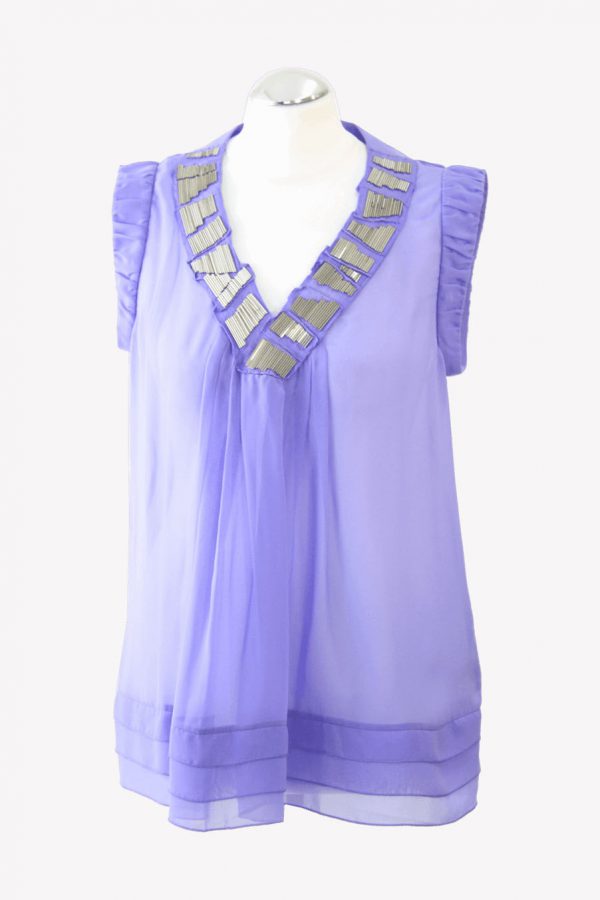 Ted Baker Top in Violett aus Polyester Alle Jahreszeiten.1