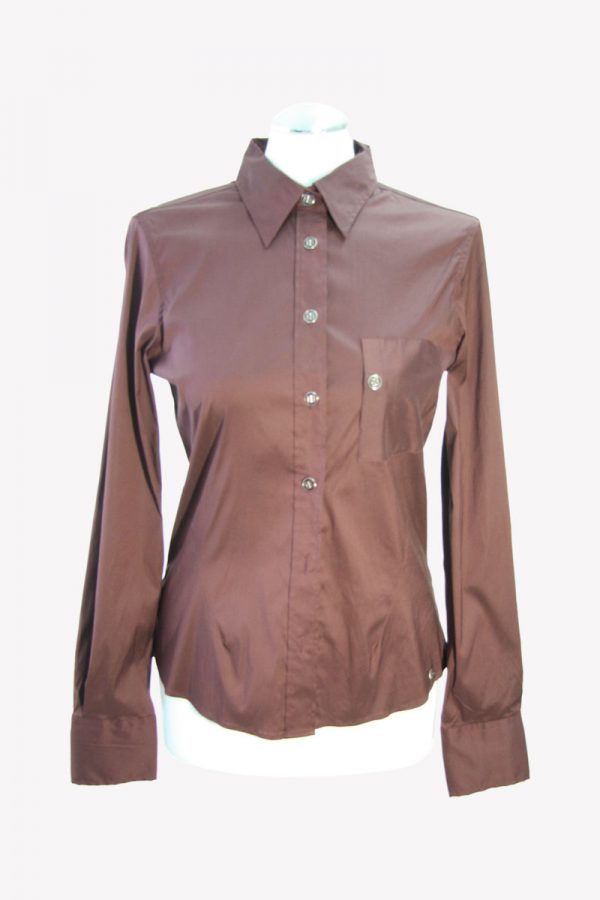Ted Baker Hemdbluse in Bordeaux aus Baumwolle Alle Jahreszeiten.1