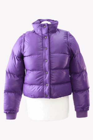 DKNY Jacke in Violett aus Polyamid Herbst / Winter.1