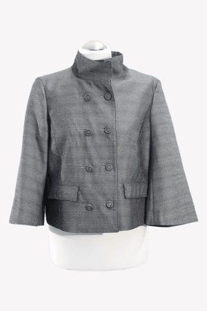 Reiss Jacke in Grau aus Wolle Alle Jahreszeiten.1