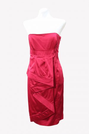 Ted Baker Kleid in Rosa aus Acetat Frühjahr / Sommer.1