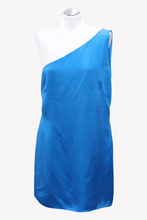 Ted Baker Seidenkleid in Blau aus Seide Alle Jahreszeiten.1