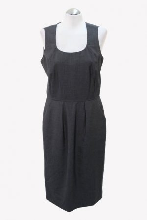 Calvin Klein Kleid in Grau aus Polyester Alle Jahreszeiten.1