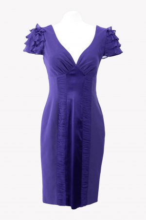 Karen Millen Kleid in Violett aus Polyester Alle Jahreszeiten.1