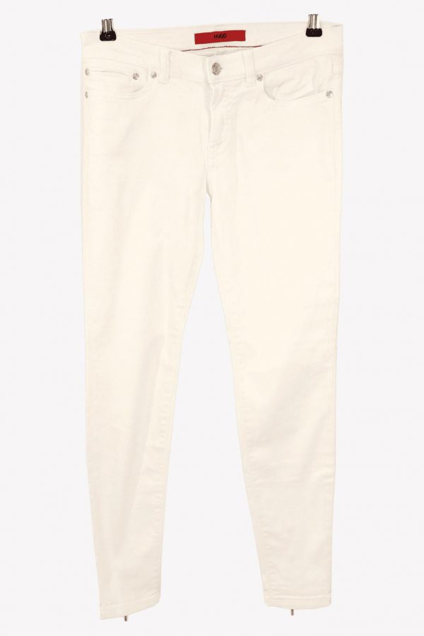 Hugo Boss Jeans in Weiß aus Baumwolle aus Baumwolle Alle Jahreszeiten.1