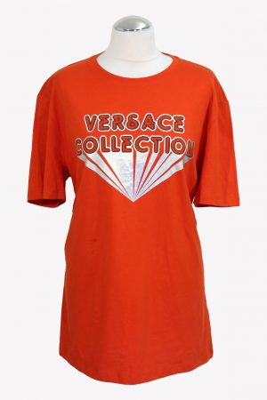 Versace T-Shirt in Rot aus Baumwolle aus Baumwolle Alle Jahreszeiten.1