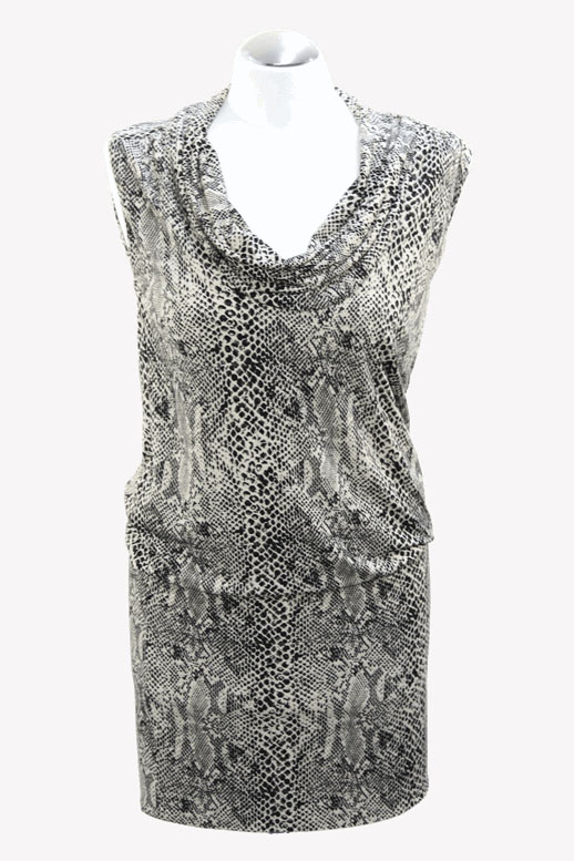 Michael Kors Kleid mit Tiermuster aus Polyester Alle Jahreszeiten.1