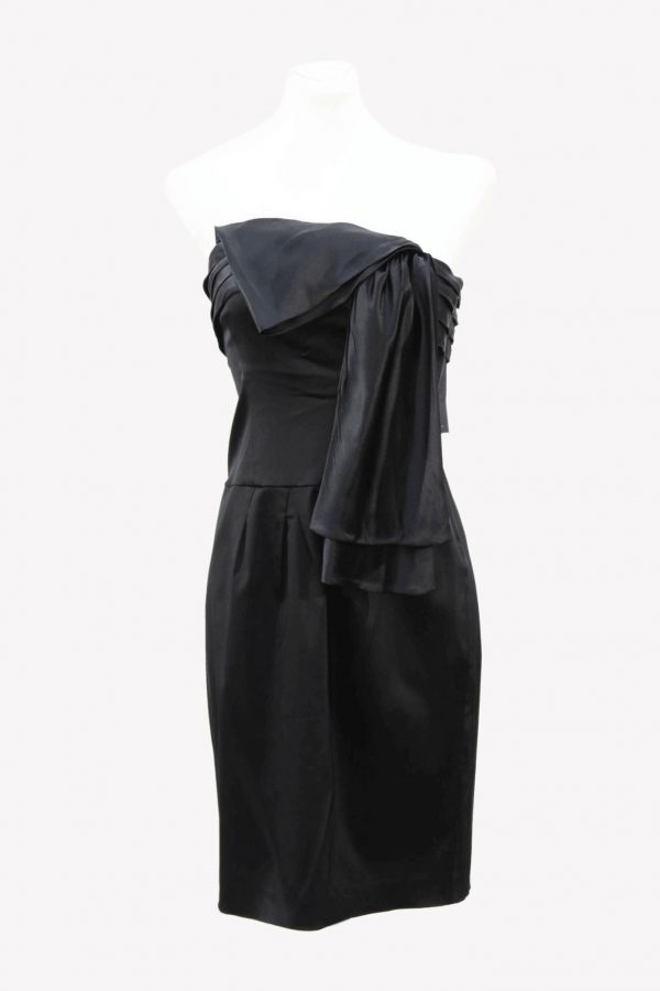 Ted Baker Kleid in Schwarz aus Acetat Alle Jahreszeiten.1