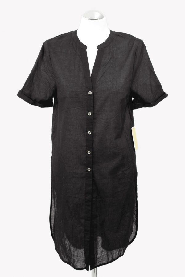 Michael Kors Badekleid in Schwarz aus Baumwolle Badekleid.1