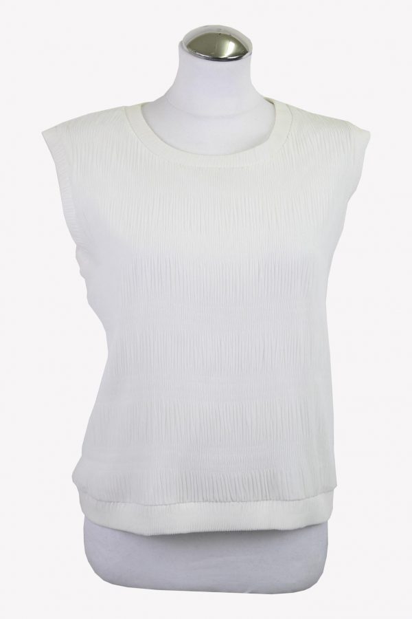 Emporio Armani Top in Weiß aus Polyester Alle Jahreszeiten.1