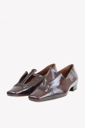 Loafers in Bordeaux aus Leder L’Autre Chose