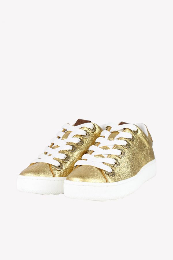 Coach Sneaker in Gold.1