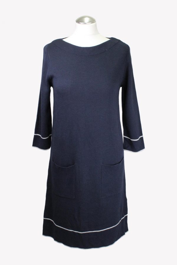 Michael Kors Kleid in Blau Strickkleid.1