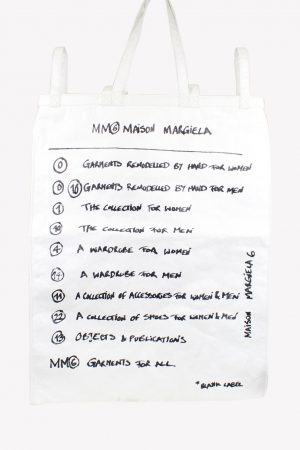 MM6 Maison Margiela Schultertasche in Schwarz / Weiß.1