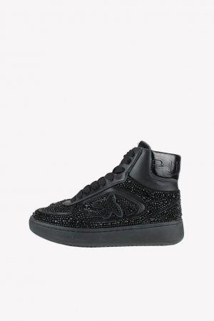 Pinko Sneaker in Schwarz aus Leder.1