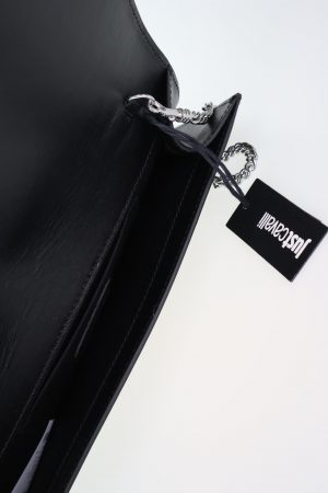 Umhängetasche in Schwarz aus Leder Just Cavalli