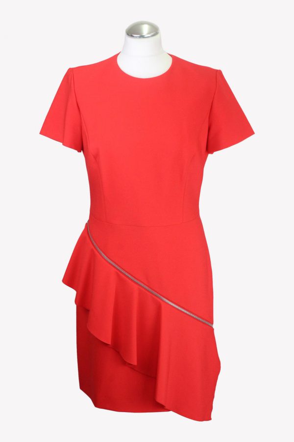 Hugo Boss Kleid in Rot Shiftkleid.1