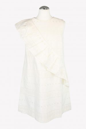 Ted Baker Kleid in Creme aus Baumwolle Shiftkleid.1