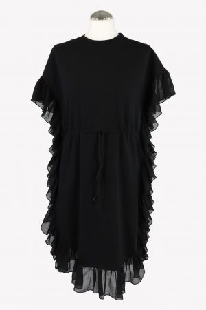 See by Chloé Kleid in Schwarz aus Baumwolle Jerseykleid.1