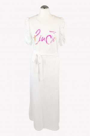 Liu Jo Kleid in Weiß aus Baumwolle Bleistiftkleid.1