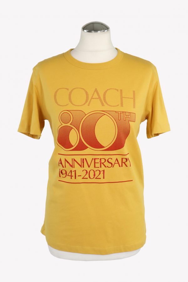 Coach Oberteil in Gelb aus Baumwolle T-Shirt.1
