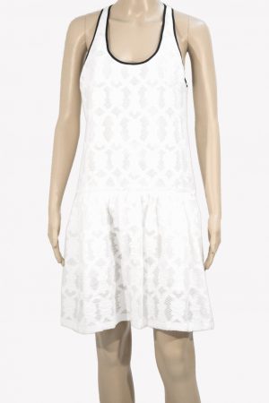 Karen Millen Kleid in Weiß aus Baumwolle .1