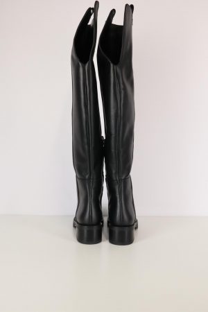 Stiefel in Schwarz aus Leder Patrizia Pepe