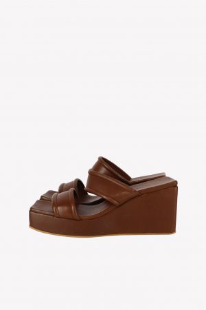 Sandalen in Braun aus Leder Rejina Pyo