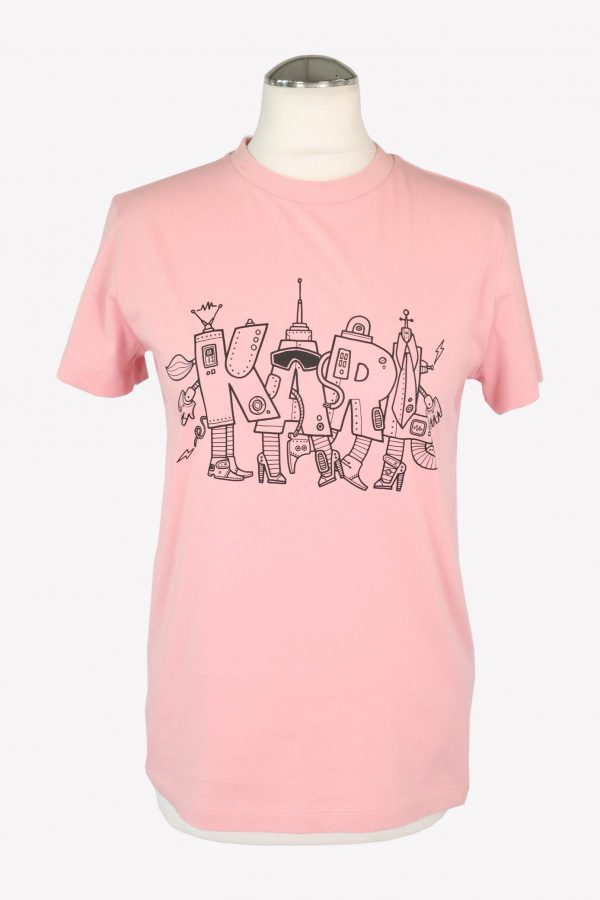Karl Lagerfeld Oberteil in Rosa aus Baumwolle T-Shirt.1
