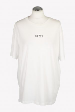 No. 21 Oberteil in Weiß aus Baumwolle T-Shirt.1