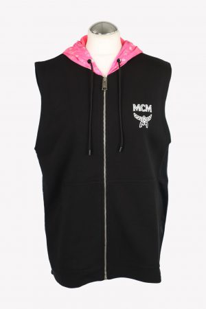 MCM Weste in Schwarz aus Baumwolle .1