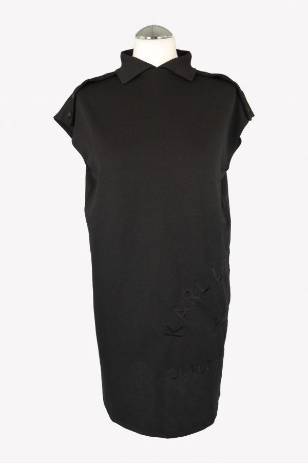 Karl Lagerfeld Kleid in Schwarz Shiftkleid.1