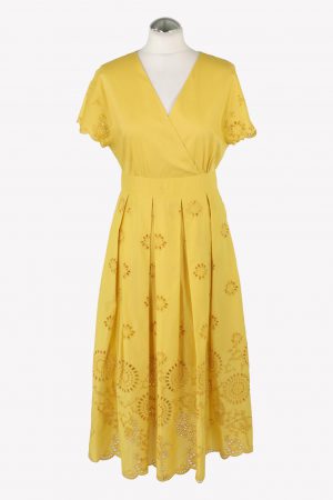 Max & Co Kleid in Gelb aus Baumwolle .1