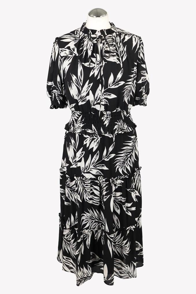 Kleid in Schwarz / Weiß Ralph Lauren