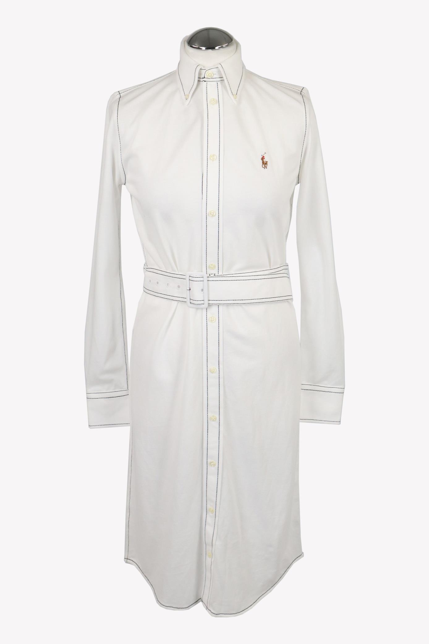 Kleid in Weiß aus Baumwolle Polo Ralph Lauren
