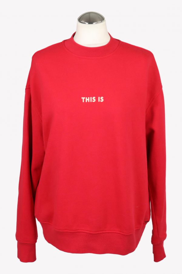 Hugo Boss Pullover in Rot aus Baumwolle .1