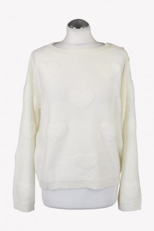 Twinset Milano Pullover in Creme .1