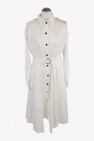 Maje Kleid in Weiß aus Baumwolle .1