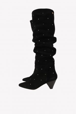 Stiefel in Schwarz aus Leder Fabienne Chapot