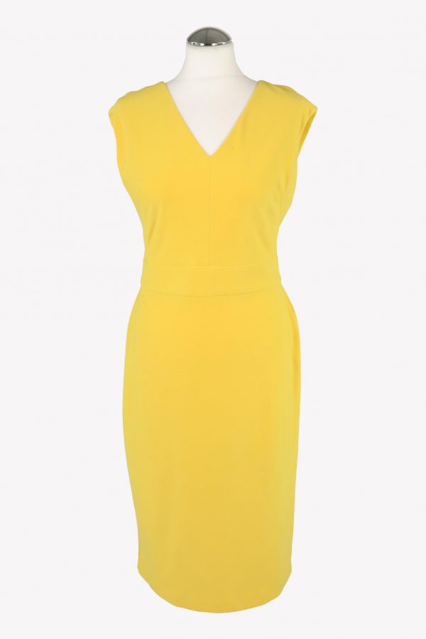 Ralph Lauren Kleid in Gelb Etuikleid.1
