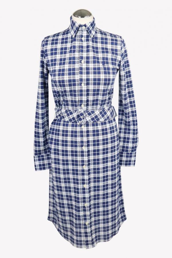 Ralph Lauren Kleid in Blau aus Baumwolle .1