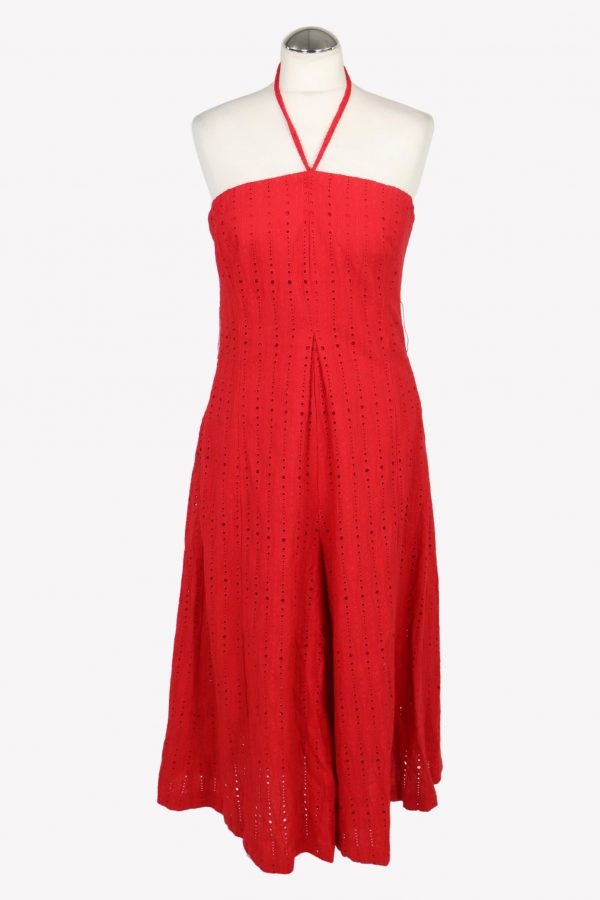 Ted Baker Jumpsuit in Rot aus Baumwolle .1