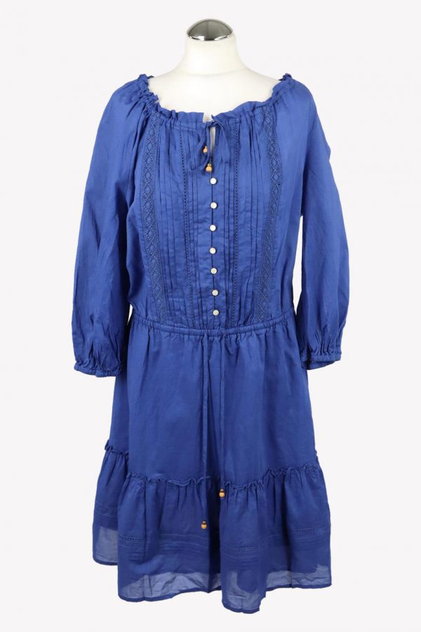 Ralph Lauren Kleid in Blau aus Baumwolle .1